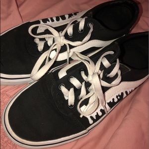 PAINTED DRIP VANS SHOES